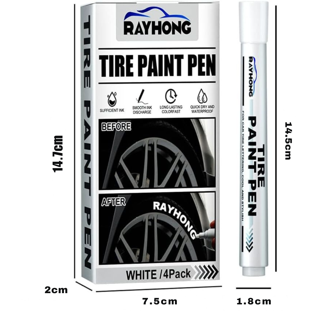 Paquete de 4 marcadores de pintura para llantas - Signature Wheels