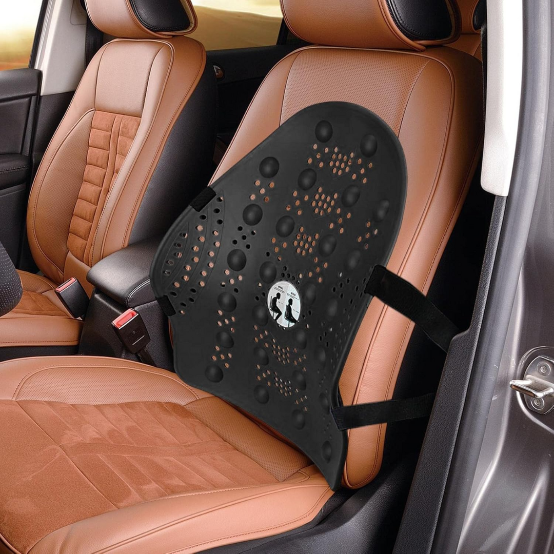 Cojin Respaldar Ergonómico Lumbar de Policarbonato - ErgoRelax Pro