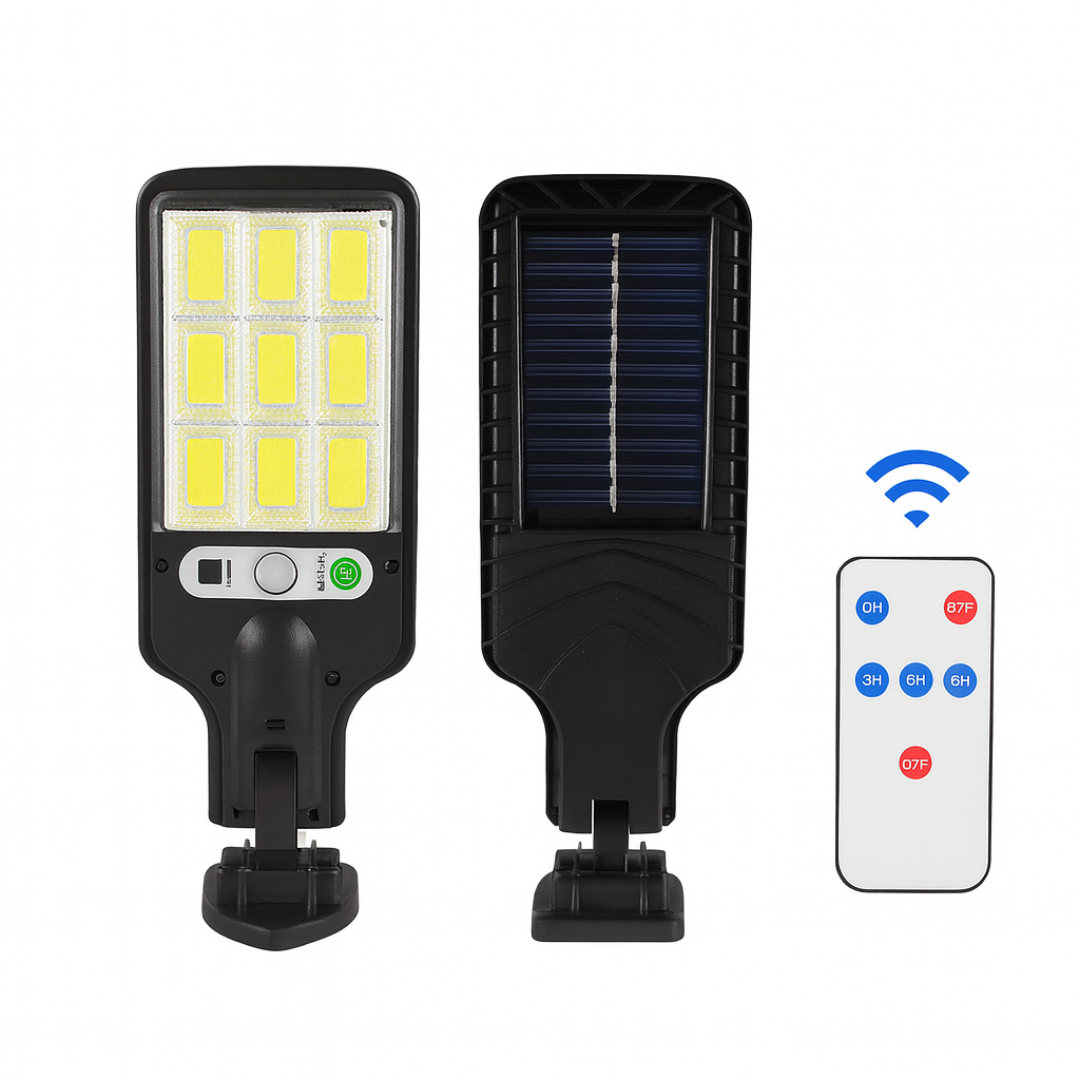 Lámpara Solar Exterior de Pared + control remoto - SunPower Pro