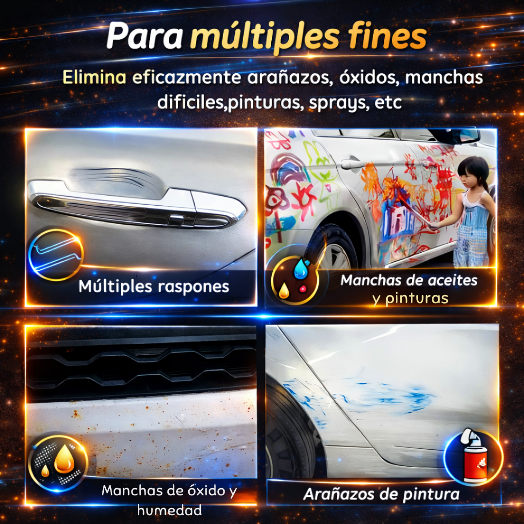 Kit reparacion de rayaduras de pintura de auto - Color Easy