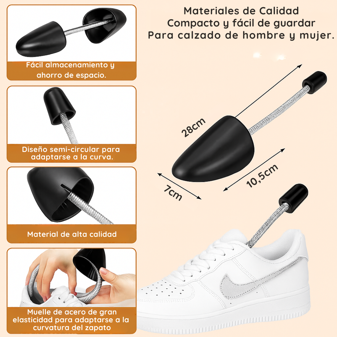 Hormas Extensor antiarrugas para zapatillas - ShapePro