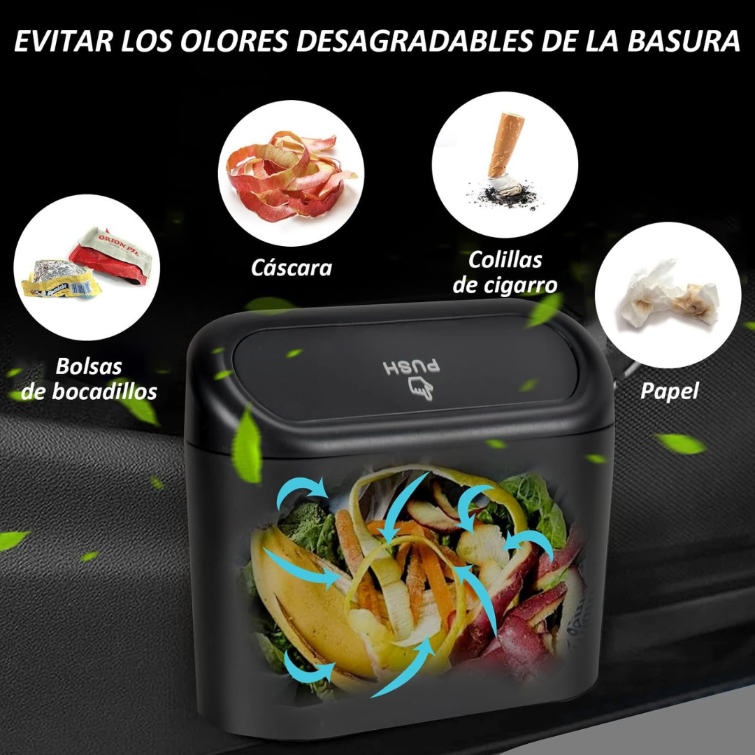 Tacho basurero para Tu Auto Siempre Impecable - CleanCar Pro
