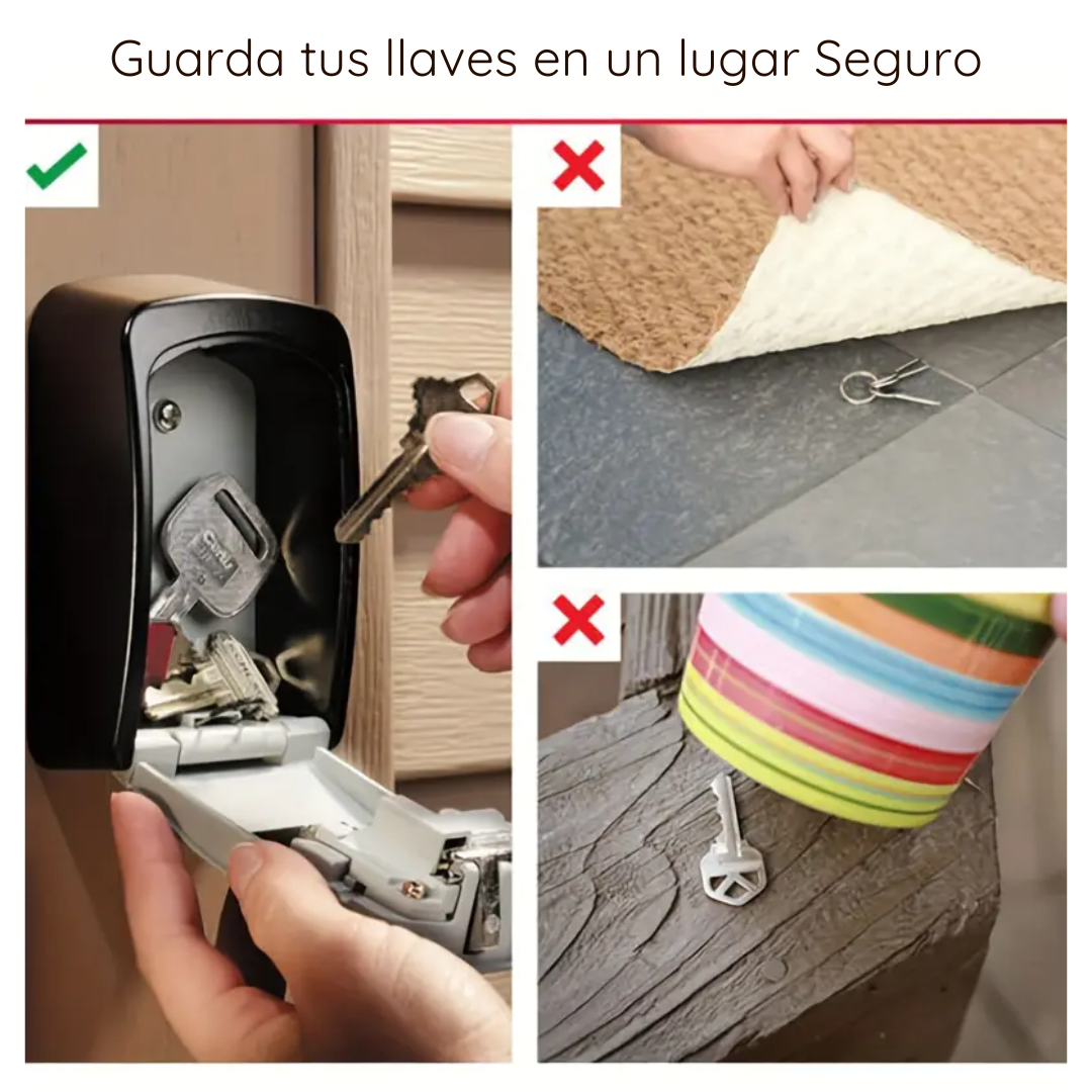 Caja De Seguridad Guarda Llave Con Clave Numérica - LockGuard