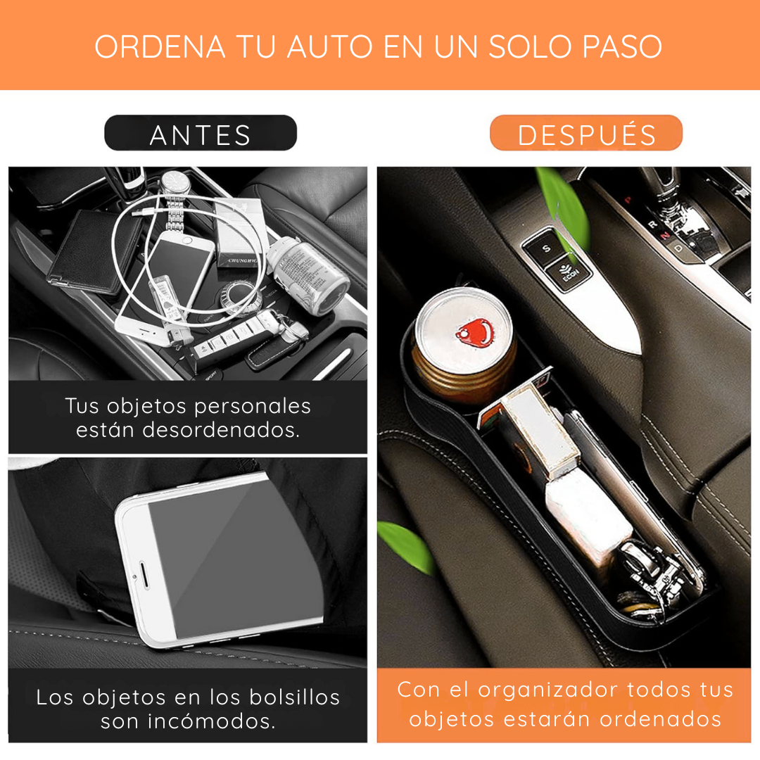 Organizador porta objetos de Fibra de carbono para Auto - Neo Organizer