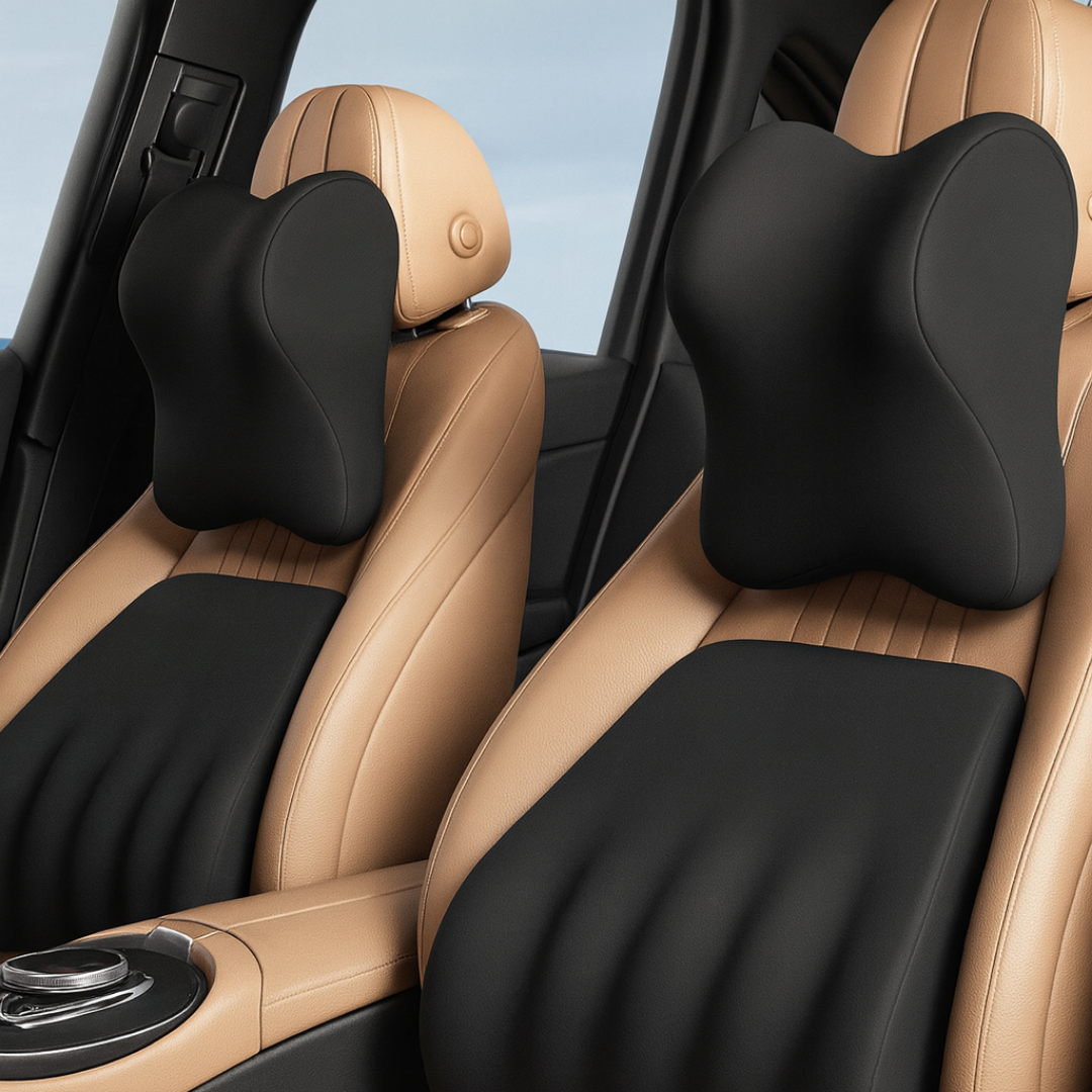 Reposa Cabezas + Respaldar Asiento De Auto - NeoRelax Pro