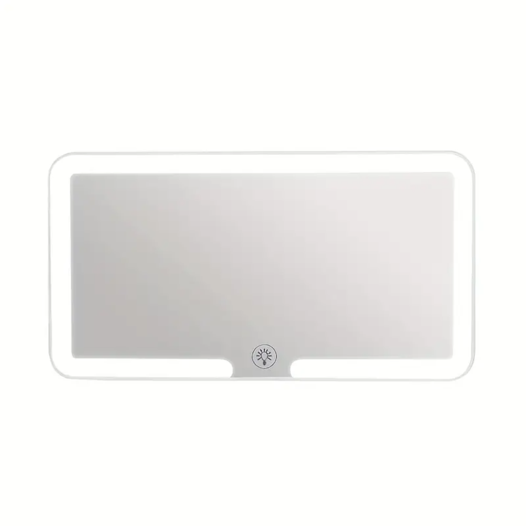 Espejo Con Luz Led Táctil Recargable Para Visera De Autos - MirrorLux