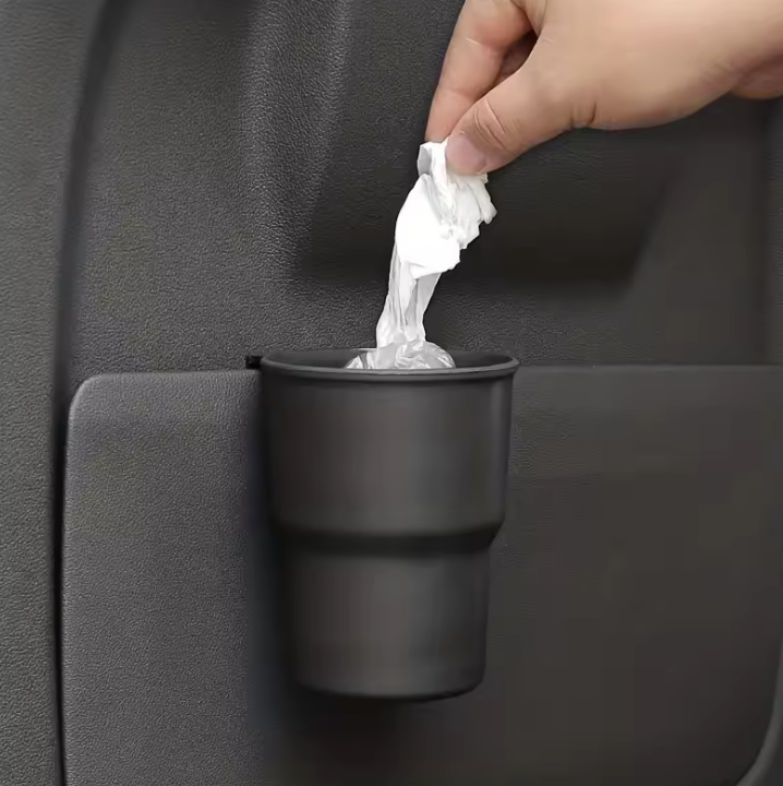 Tacho Basurero Con Clip Para Autos Camionetas