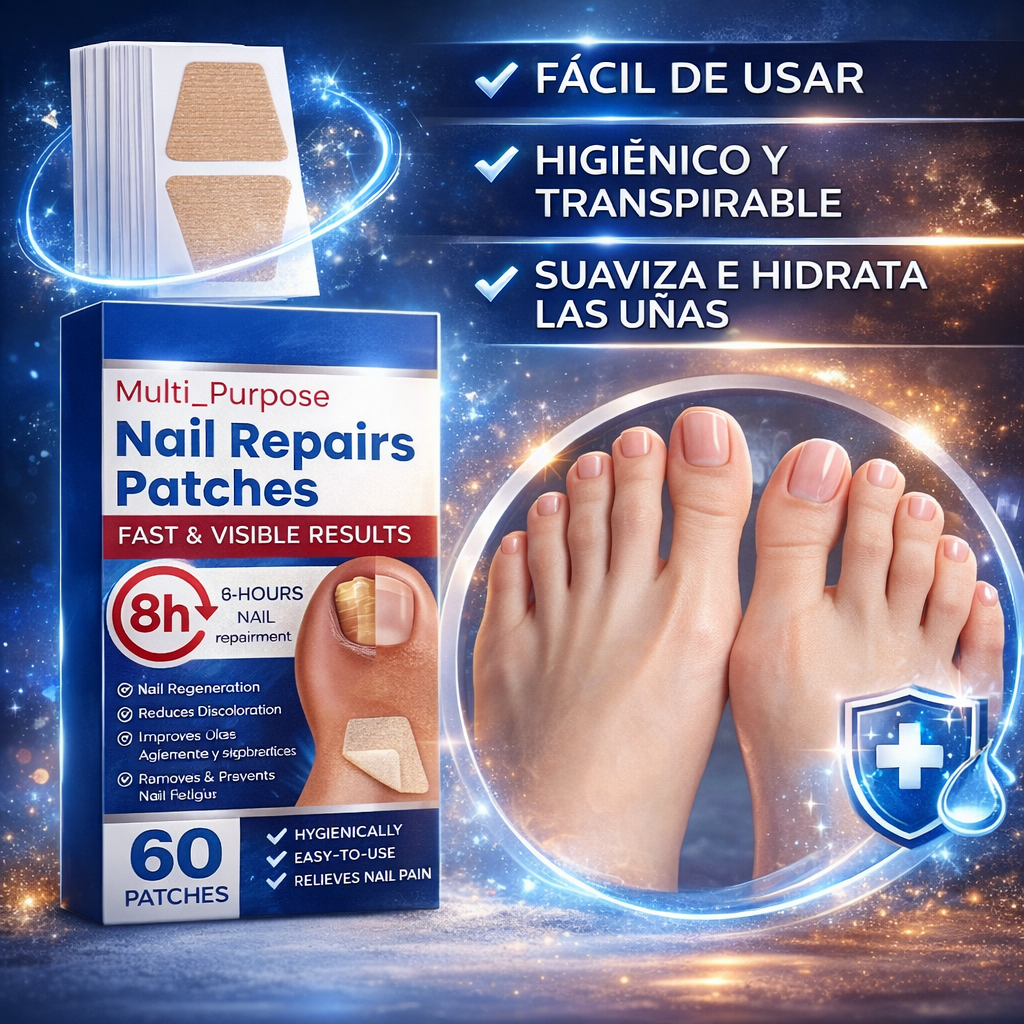 Parches para Tratamiento de Hongos de Uñas - Nail Repairs