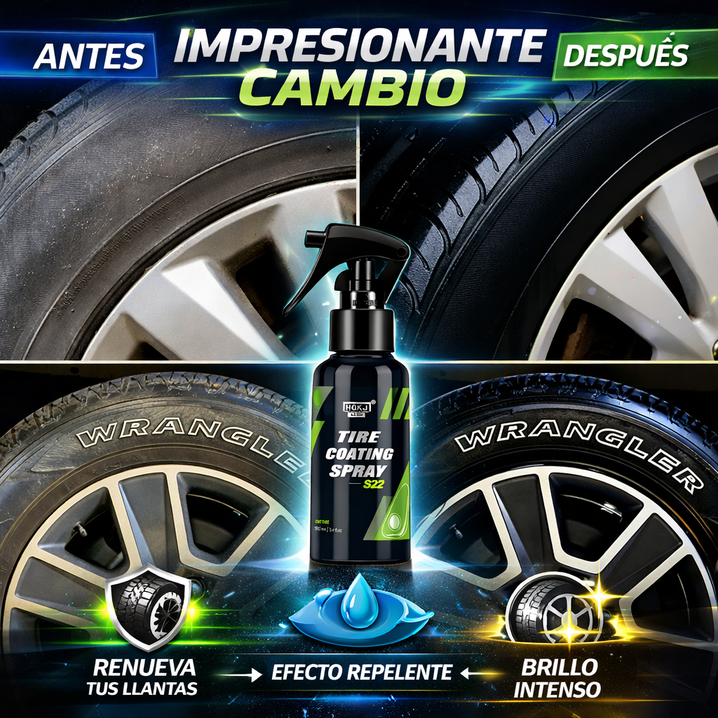 Recubrimiento y Brillo Protector De Neumáticos 100 ml - DELUXE