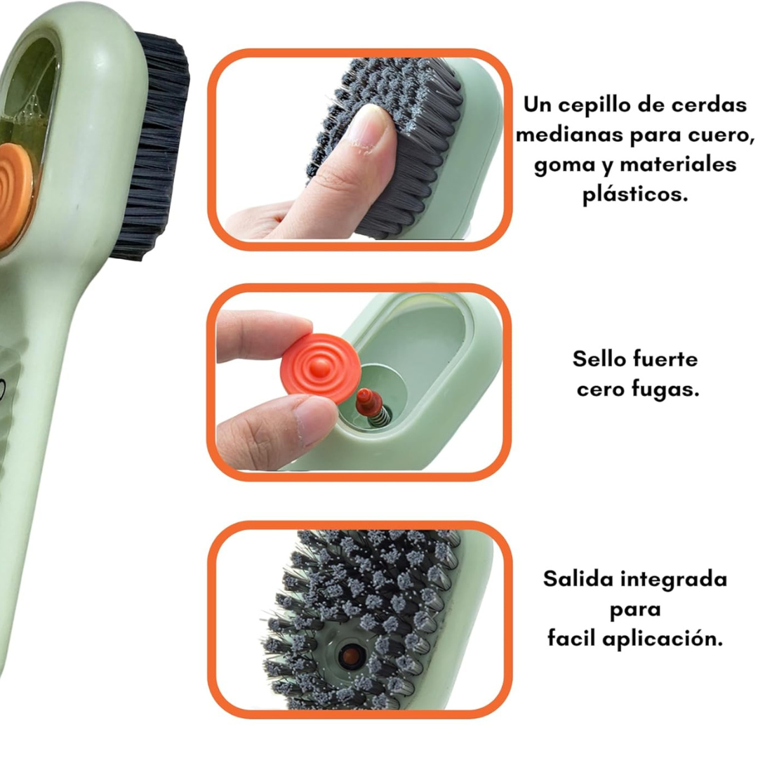 Cepillo con dispensador de jabón para zapatillas | SNEAKERS KLEAN