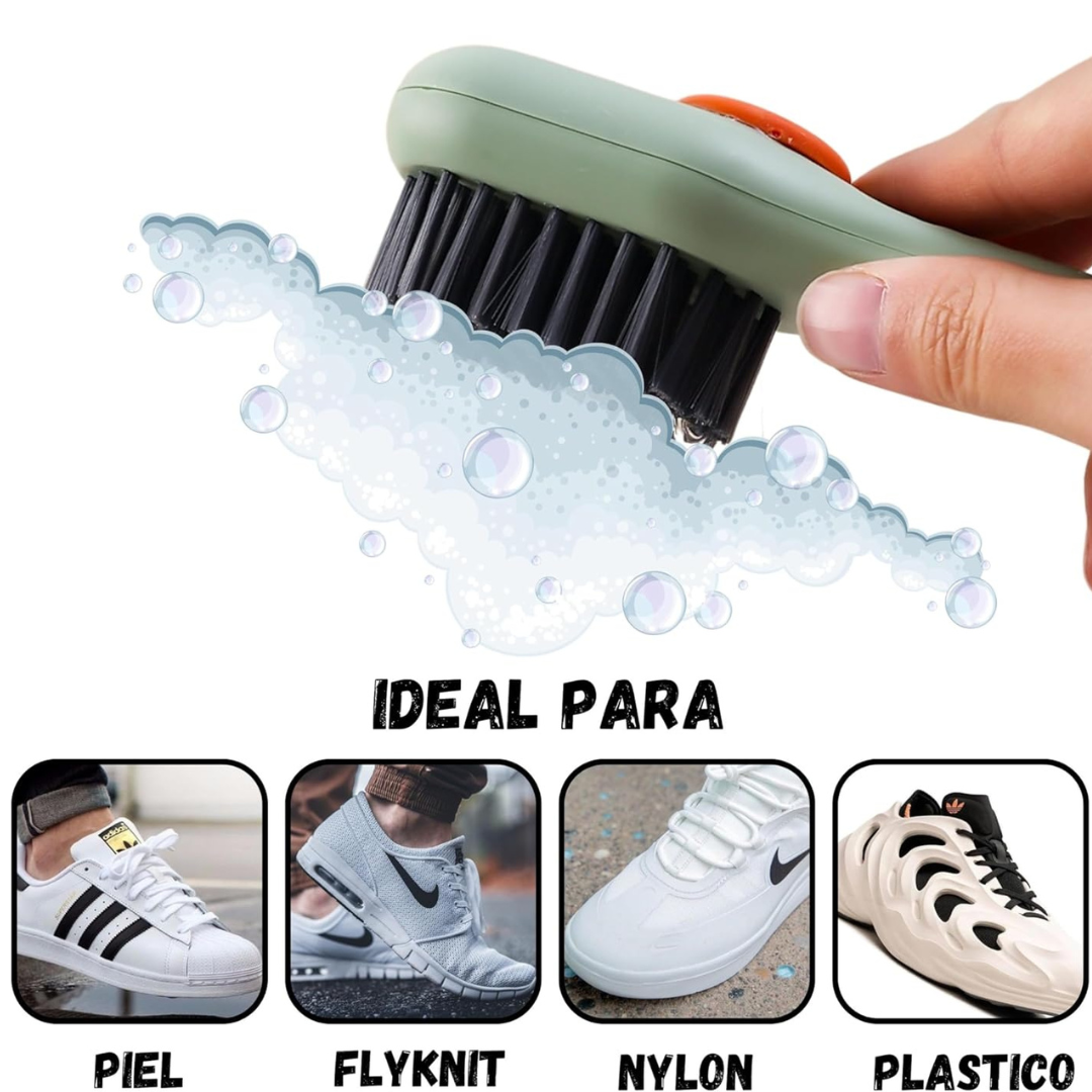Cepillo con dispensador de jabón para zapatillas | SNEAKERS KLEAN