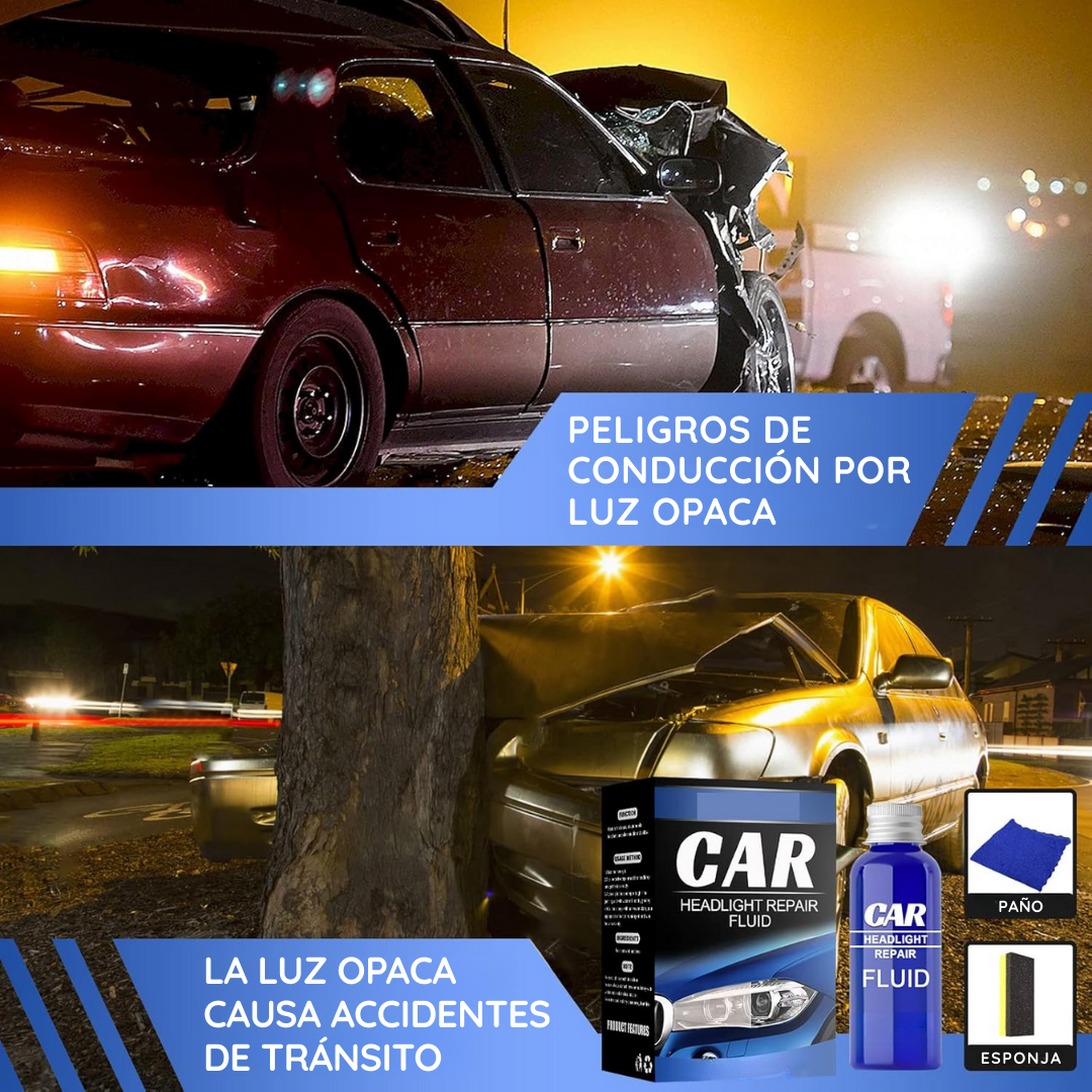 Reparador Restaurador De Faros Safe Light 10 ml - Para Autos y Camionetas