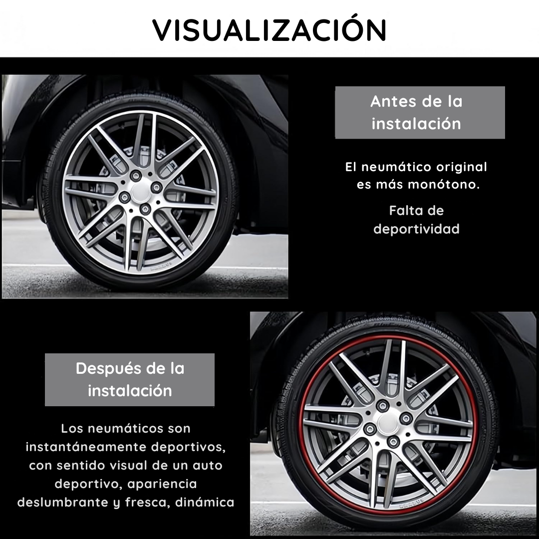 Protector de Goma para Rines de Auto - RinShield PRO