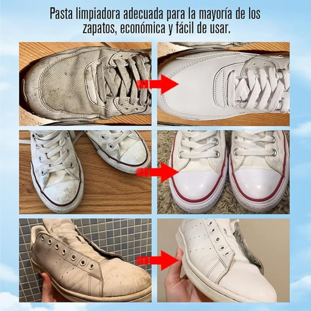 Crema limpiador para zapatillas muebles zapatos - PRO