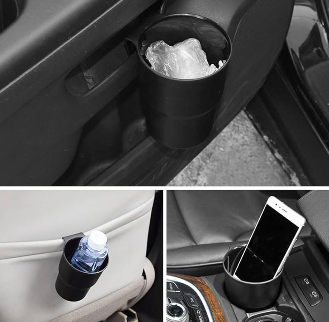 Tacho Basurero Con Clip Para Autos Camionetas