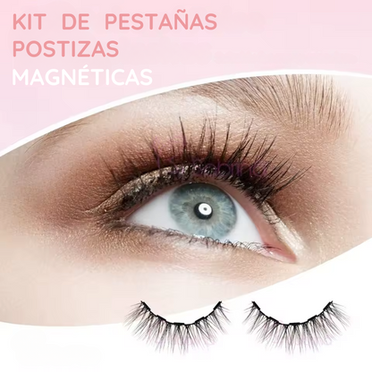Kit De Pestañas Postizas Magnéticas con Delineador De Ojos - EyeMagix PRO