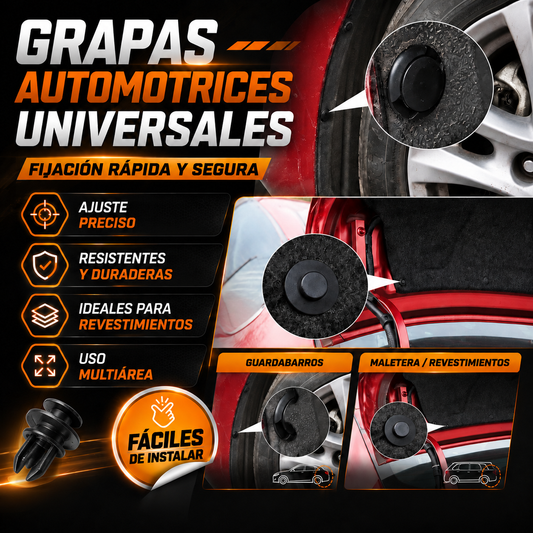 Grapas, sujetadores y remaches para Auto de 240 pzas - Master Clip 240