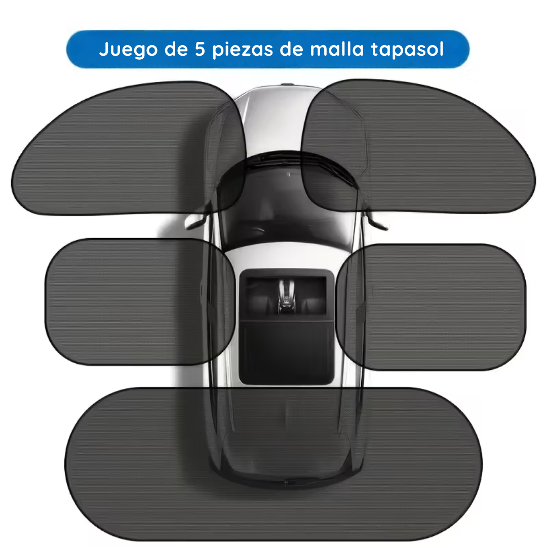 Pack X5 piezas De Tapasol Para Autos y Camionetas - SunShield PRO