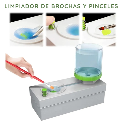 MAQUINA LIMPIADOR DE PINCELES Y BROCHAS - CLEANART STUDIO