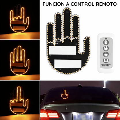 SEÑAL DE MANO LED PARA AUTOS -  LUMI HAND