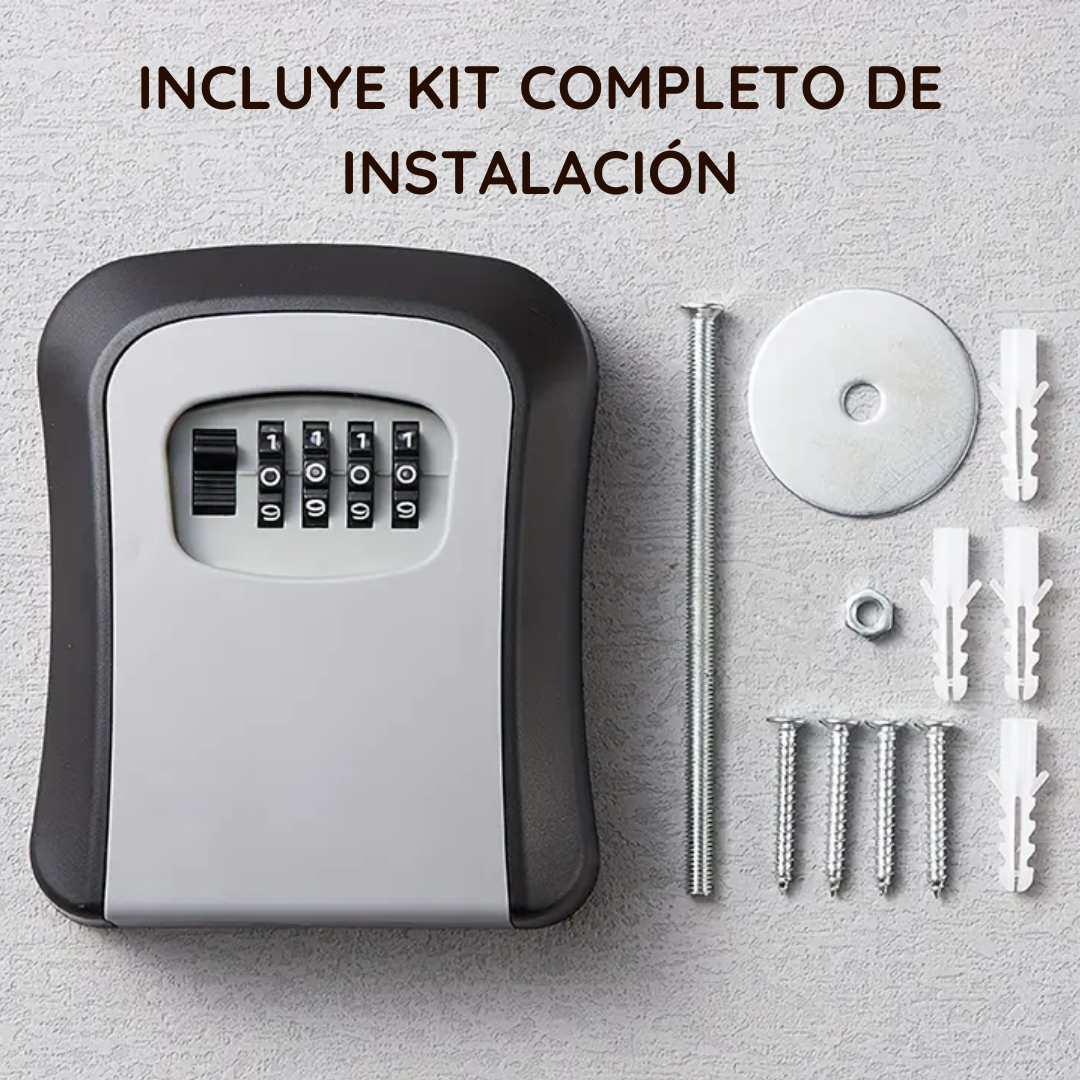 Caja De Seguridad Guarda Llave Con Clave Numérica - LockGuard