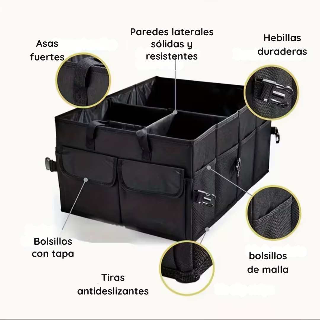 Organizador Impermeable y Plegable Para Autos y Camionetas - BoxPRO