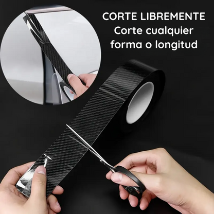 Pegatina Protector Fibra De Carbono 5d para Autos -Rollo 5 metros - CarbonShield 5D