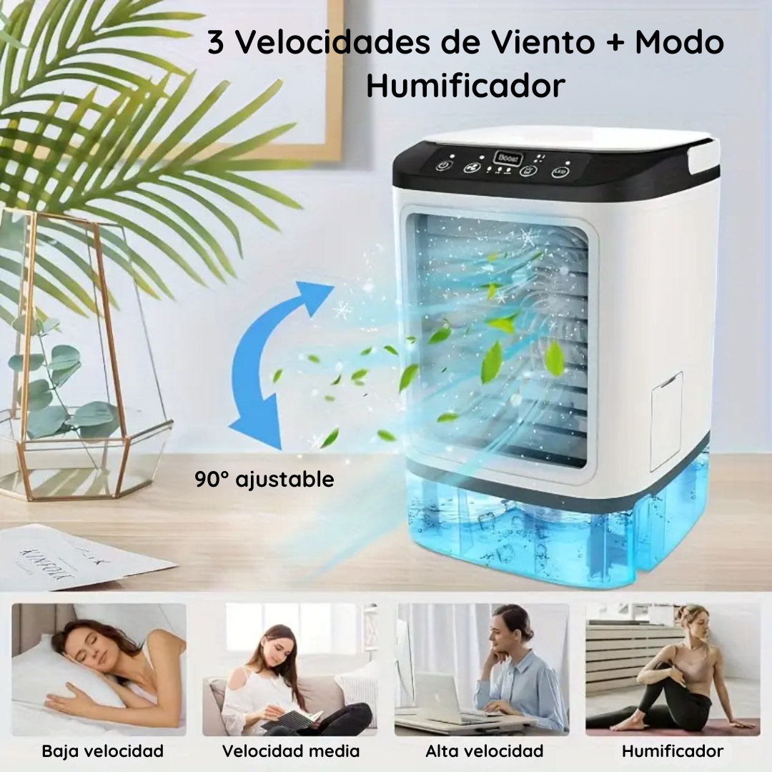 Enfriador De Aire Acondicionado Portátil y Ventilador 900ml - FrostAir PRO