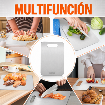 TABLA DE ACERO INOXIDABLE PARA COCINA - CHEF STEEL