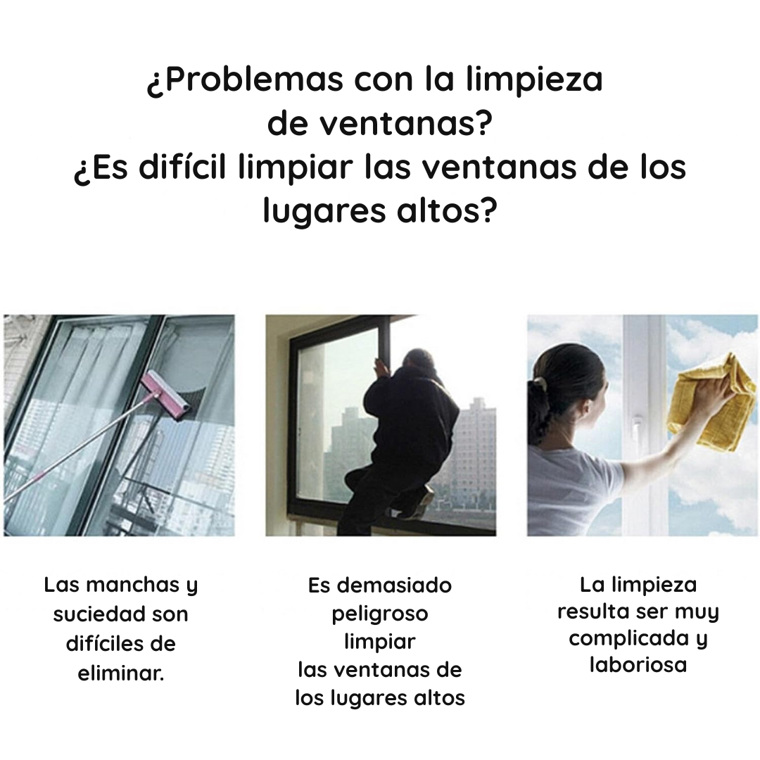 Limpiador De Ventanas Magnéticos para Vidrios Mamparas Puertas - GlassMag Pro