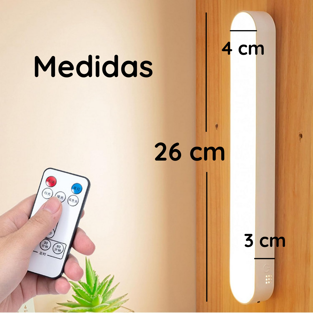 Lámpara Led Magnética Portátil 26 Cm + Control Remoto - MagneLight PRO