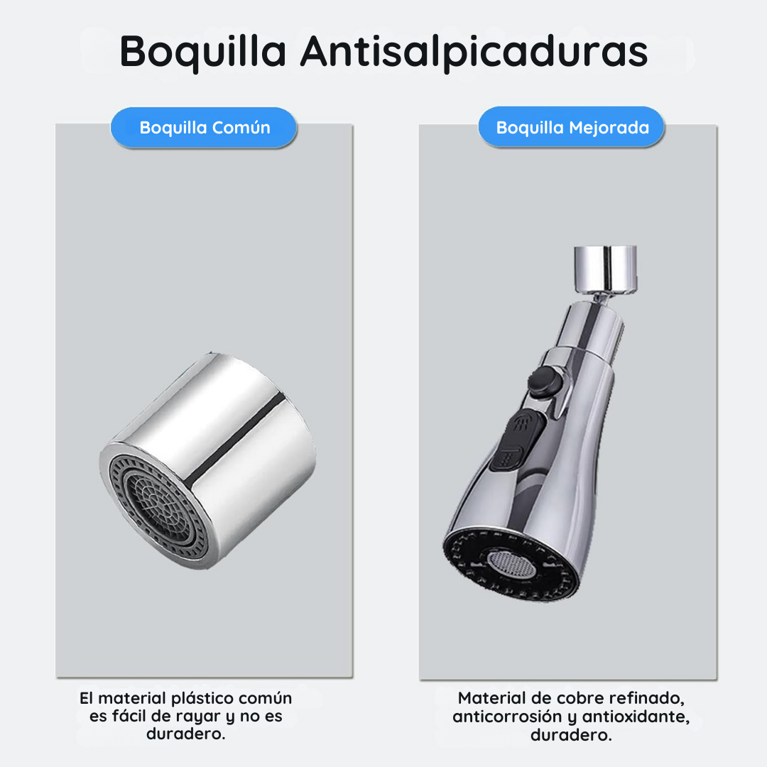 Adaptador Extensor Giratorio Para Grifo - HydroFlex PRO