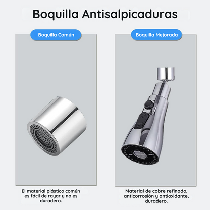 Adaptador Extensor Giratorio Para Grifo - HydroFlex PRO