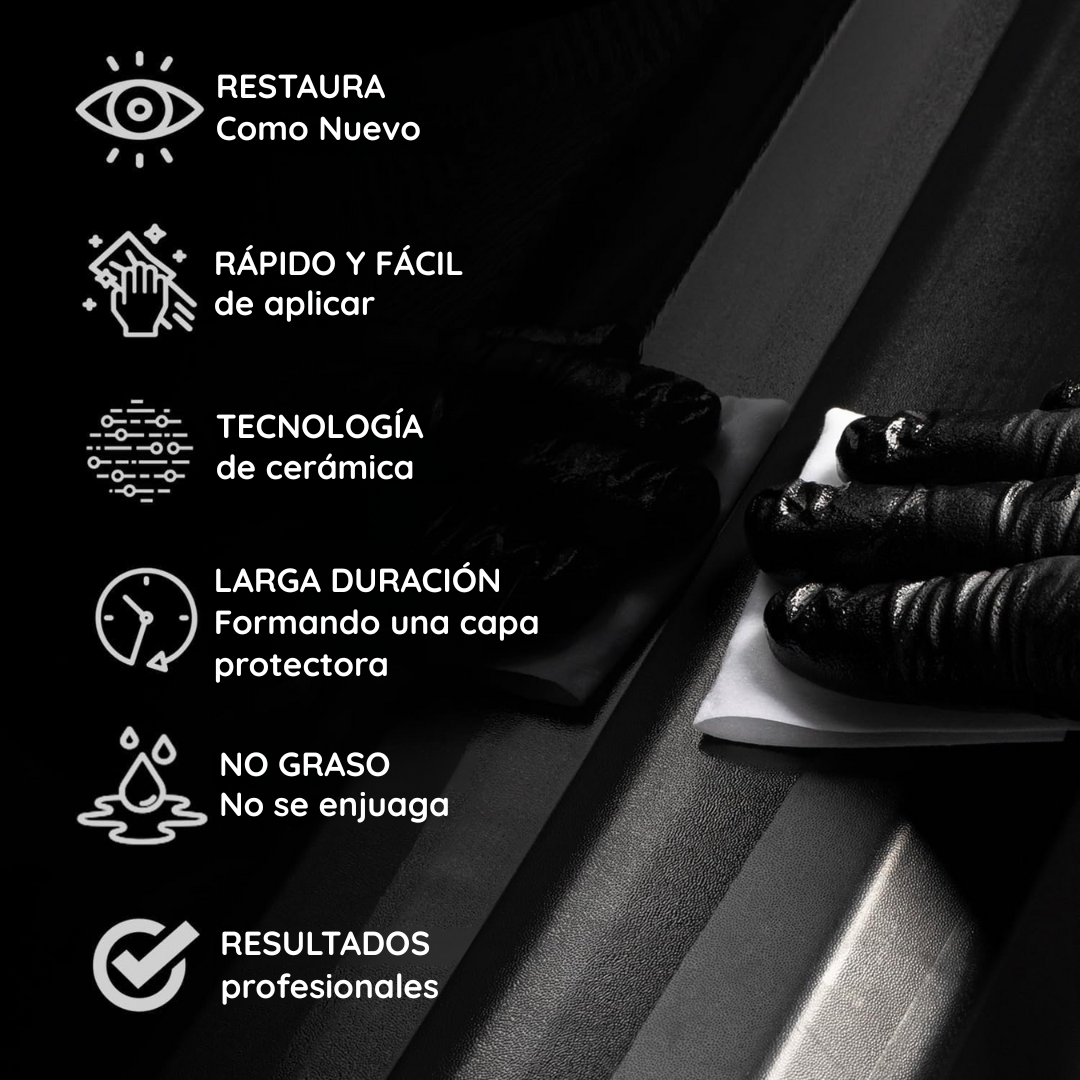 Recubrimiento de Plásticos Para Autos 30 Ml - CRYSTAL COATING