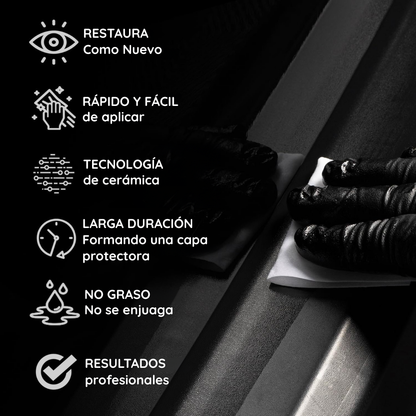 Recubrimiento de Plásticos Para Autos 30 Ml - CRYSTAL COATING