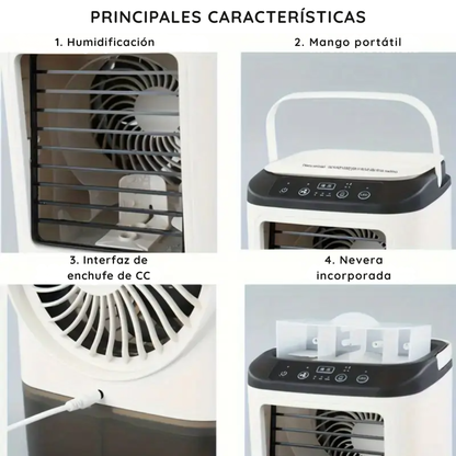 Enfriador De Aire Acondicionado Portátil y Ventilador 900ml - FrostAir PRO
