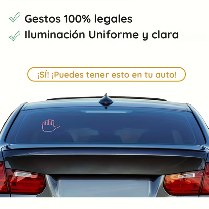 SEÑAL DE MANO LED PARA AUTOS -  LUMI HAND