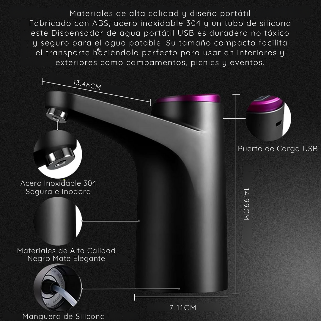 Dispensador Recargable para bidones Premium - 💧 AquaGo
