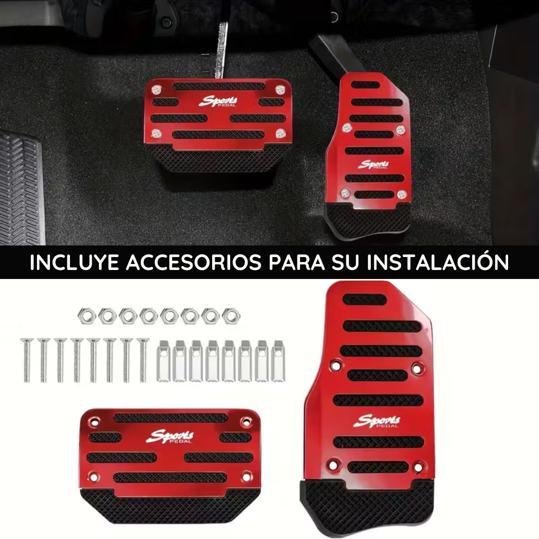 Juego De Cubiertas Antideslizantes de Pedales Para Autos automáticos - GripMax PRO