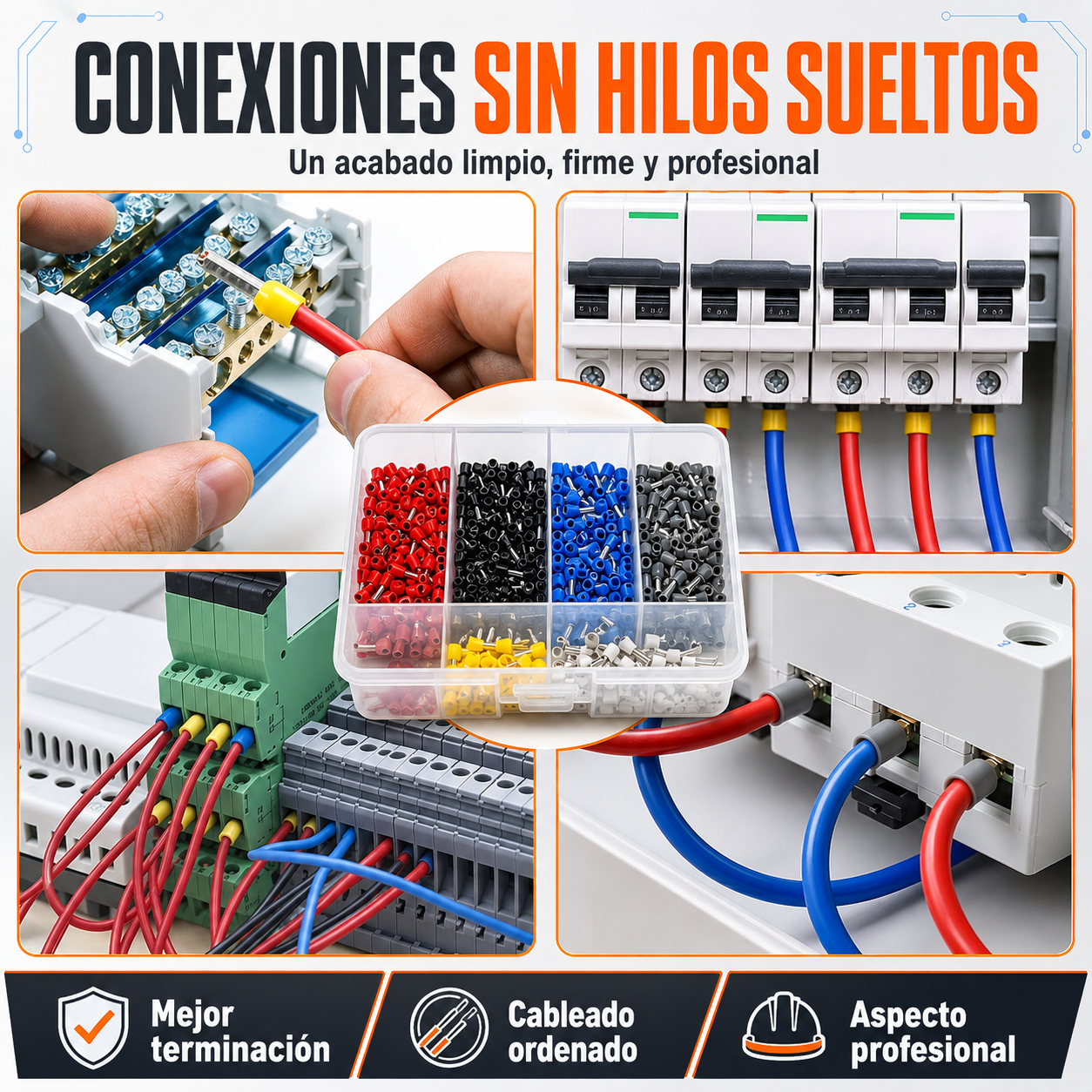 ALICATE CRIMPADOR HEXAGONAL DE TERMINALES ELECTRICAS - CRIMP X
