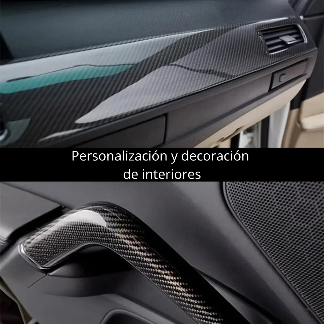 Pegatina Protector Fibra De Carbono 5d para Autos -Rollo 5 metros - CarbonShield 5D