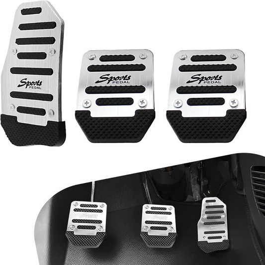 Juego de 3 Pedales de aluminio anti-deslizantes PREMIUM