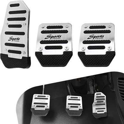 Juego de 3 Pedales de aluminio anti-deslizantes PREMIUM