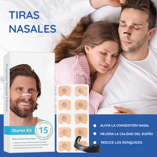 Tiras nasales Adhesivas Antironquidos - NasalClear