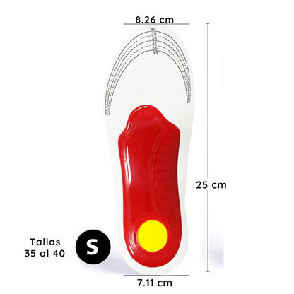 Plantillas Ortopédicas Ajustables para Fascitis y Pie Plano - FootBalance