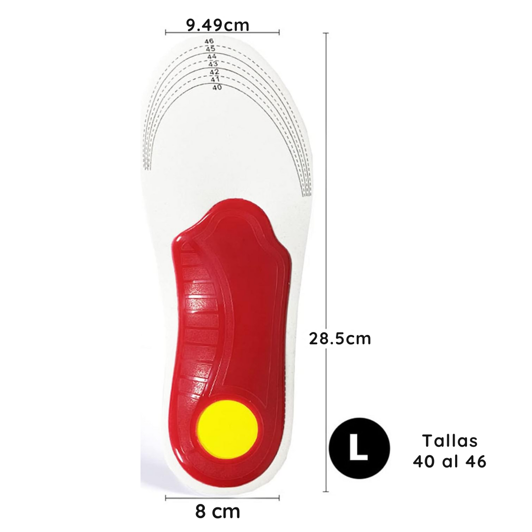 Plantillas Ortopédicas Ajustables para Fascitis y Pie Plano - FootBalance