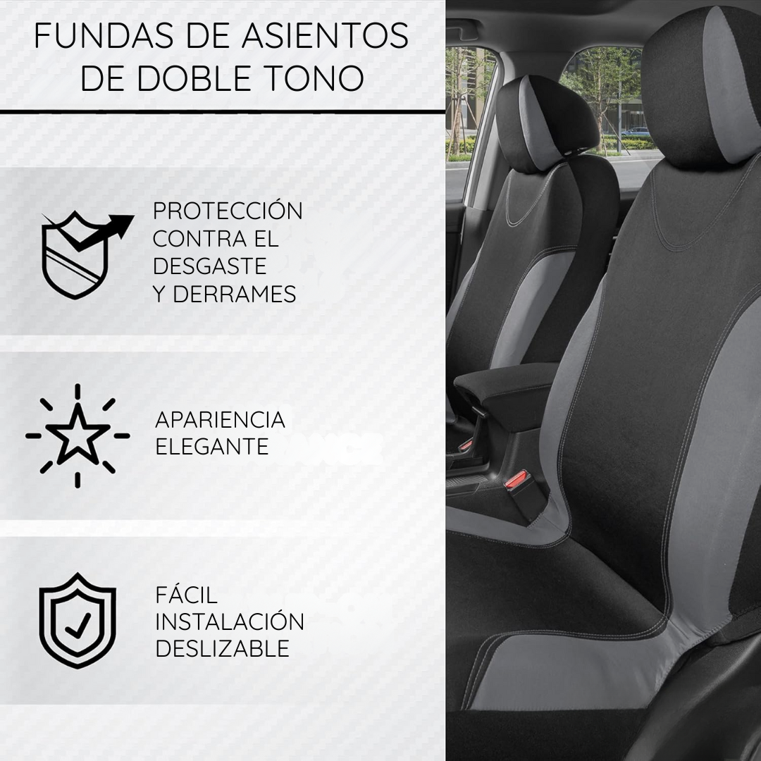 Set Funda Universal Cubre Asiento para Auto de 9 Piezas - RoyalRide
