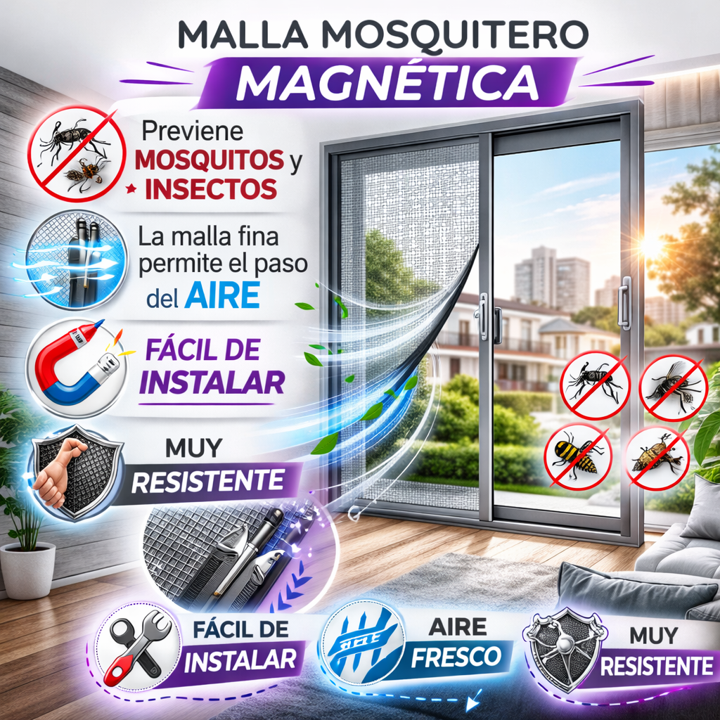 Malla Mosquitero Magnética SCREENTASTIC PRO