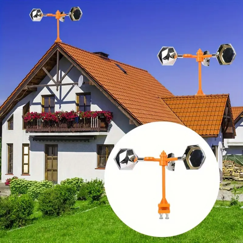 Repelente De Aves Reflectante 360° Panel Solar Con Sonido - BirdShield Pro