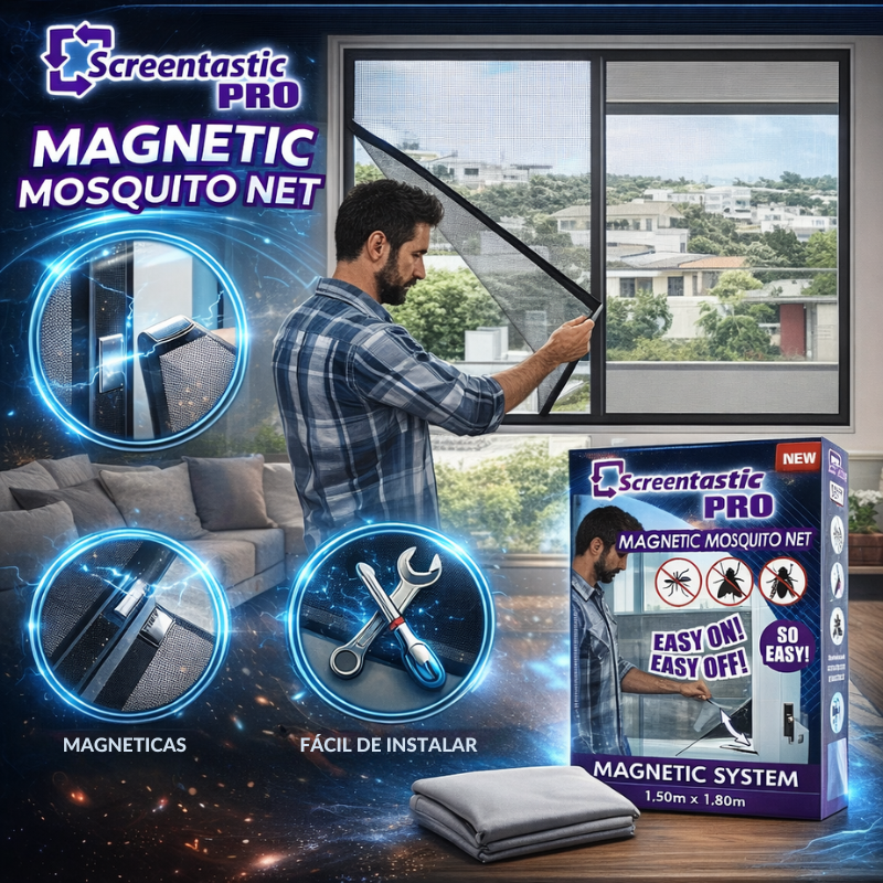 Malla Mosquitero Magnética SCREENTASTIC PRO
